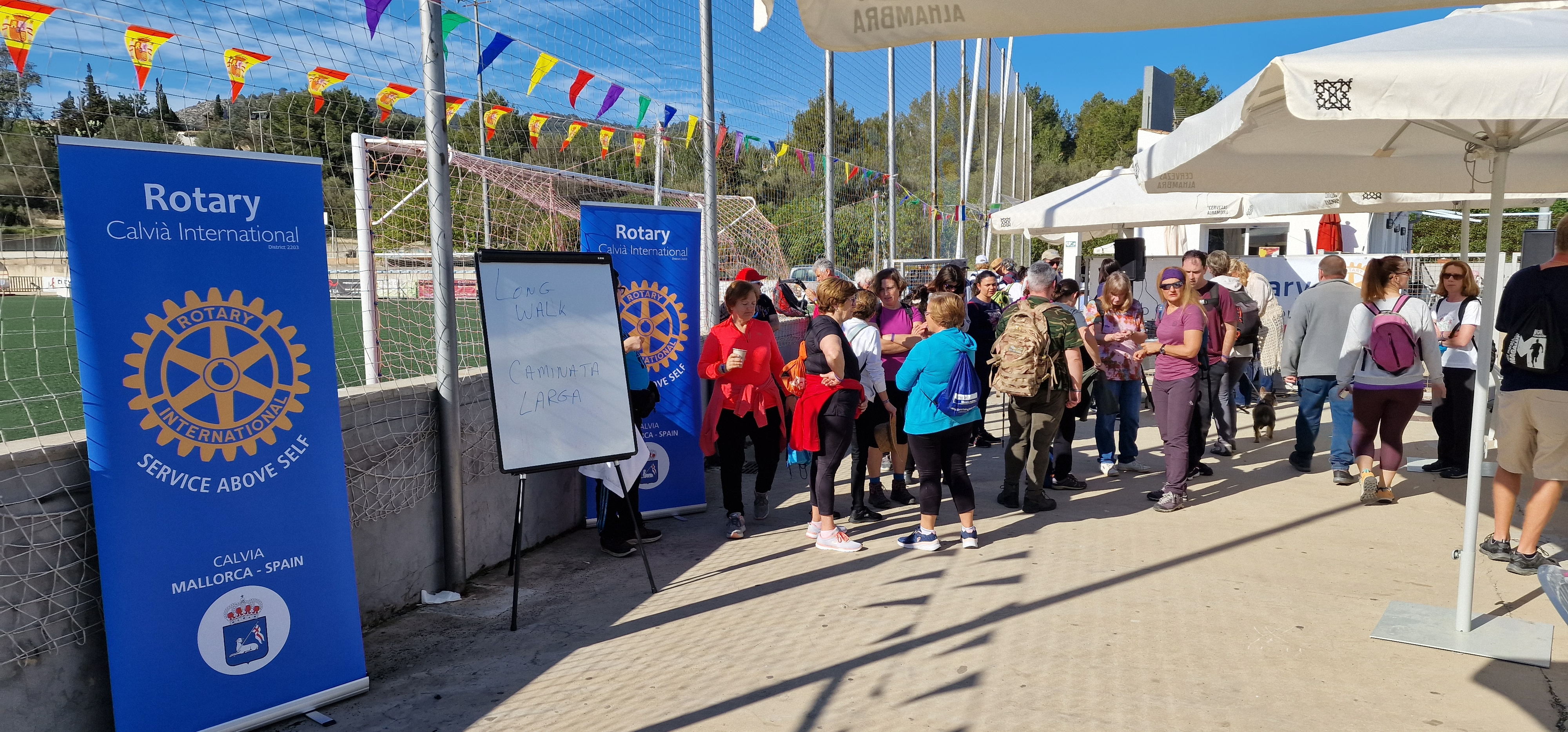 Short impression of the Rotary Calvia International Walk in S’Arraco