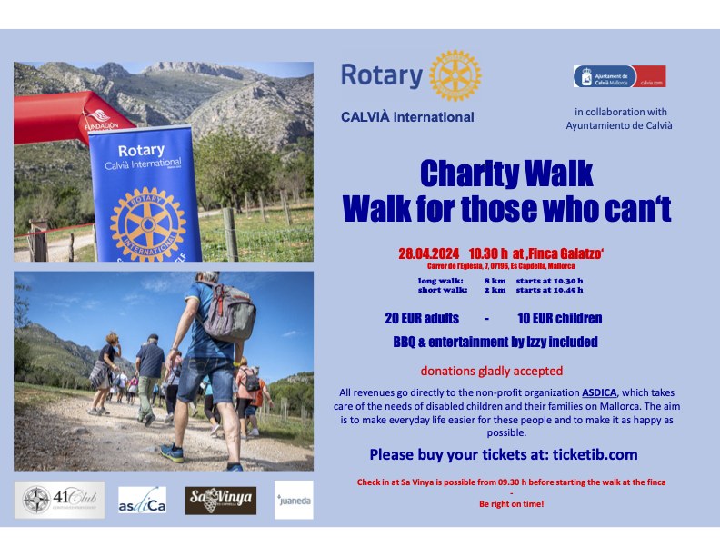 Rotary Calvia Charity Walk 2024